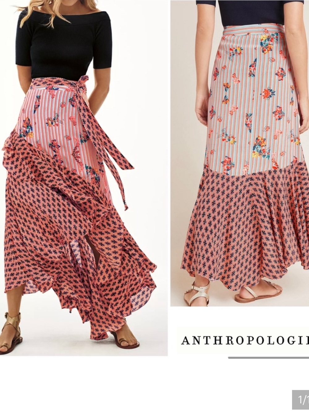 BHANUNI BY JYOTI / Anthropologie Casablanca
High-Low Skirt - Picture 2 of 8